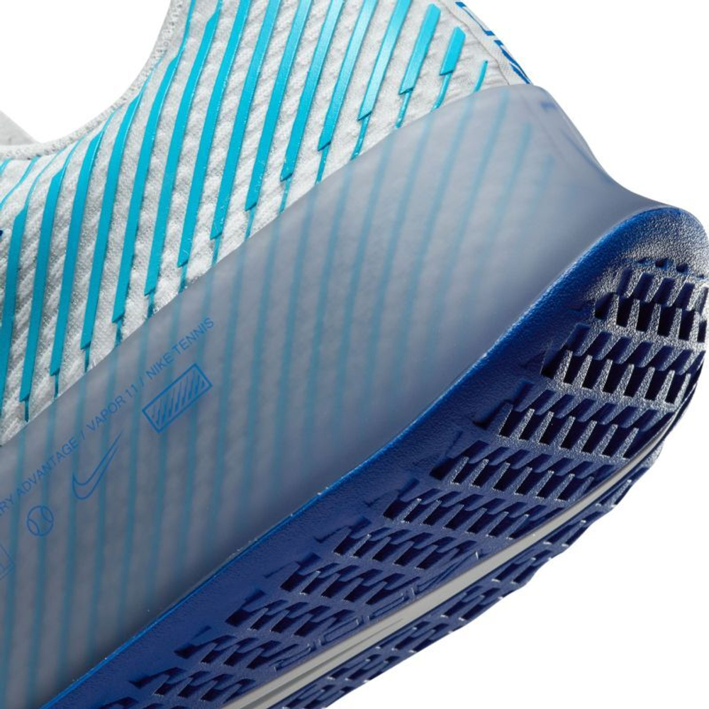 Мужские кроссовки теннисные Nike Zoom Vapor 11 - photon dust/game royal/baltic blue