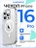 Чехол накладка iPhone 16 Pro 6.3" Gurdini Alba Series Protective with Magsafe Clear