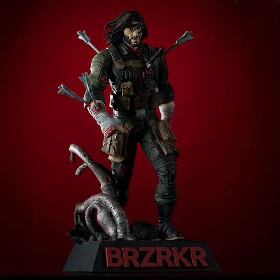 Коллекционная статуя BRZRKR (Берсерк) — Масштаб 1:10, Лимитированное издание МакФарлейн/ BRZRKR B 1:10th Scale Resin Statue Limited Edition McFarlane Toys