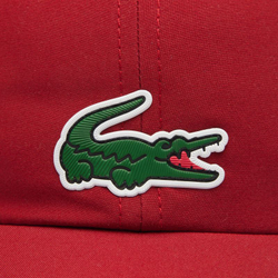 Теннисная кепка Lacoste SPORT Novak Djokovic Microfiber Cap - красный