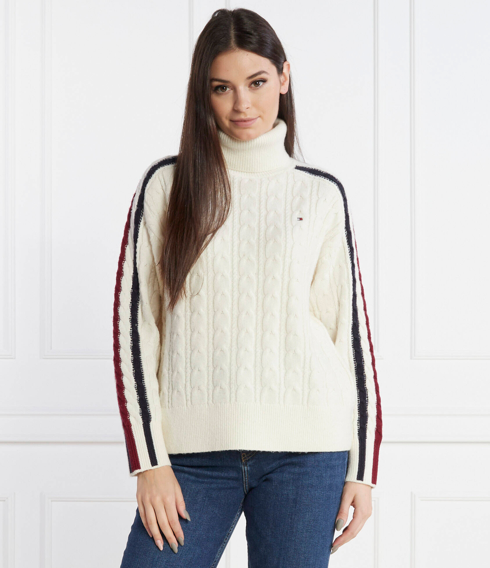 Гольф GLOBAL Tommy Hilfiger - кремовый(WW0WW40831)