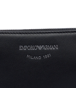 Кожаная сумка через плечо + поясная сумка Emporio Armani - черный(Y3H317 Y478E)