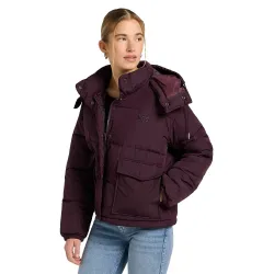 Куртка утепленная женская LEE SHORT PUFFER WITH HOOD