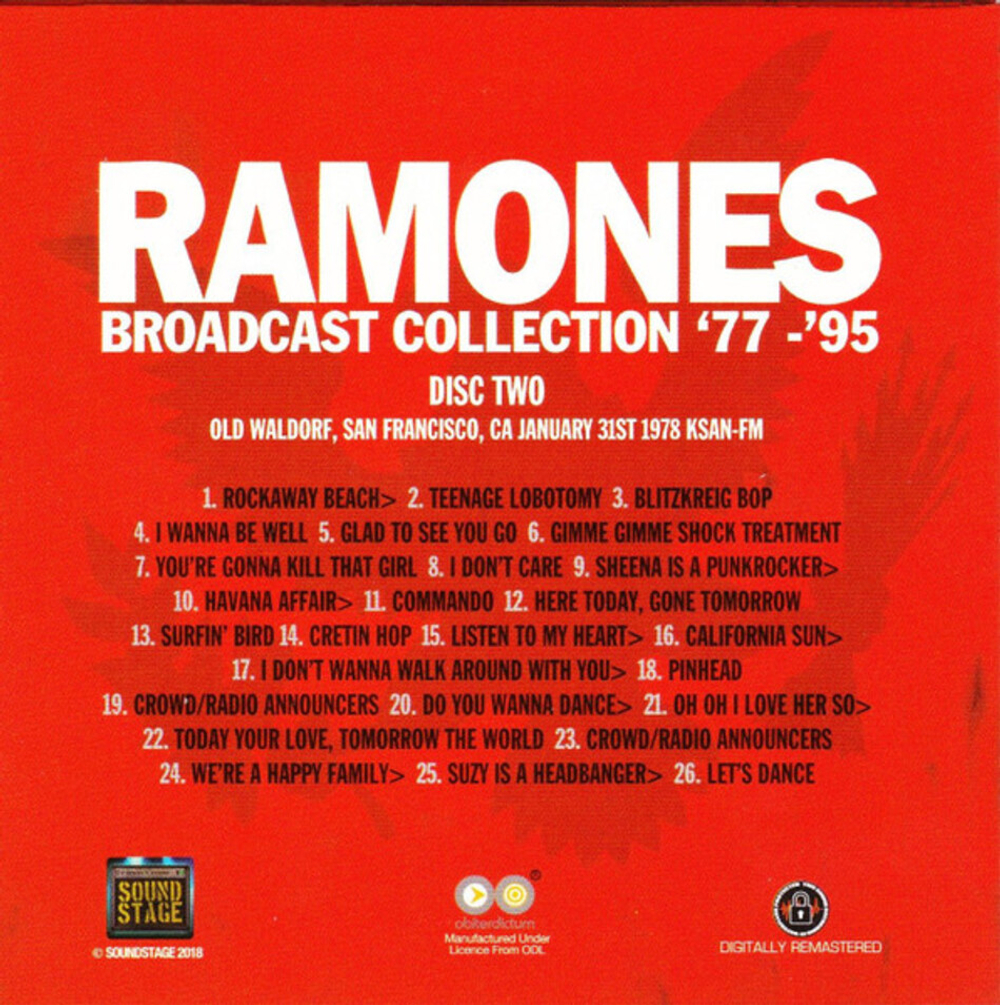 Ramones / Broadcast Collection '77-'95 (9CD)