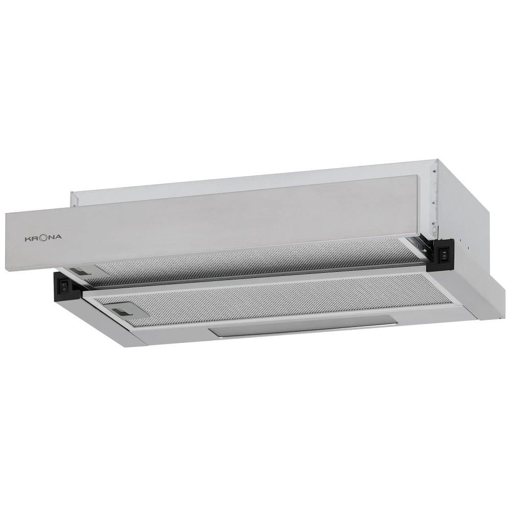 Встраиваемая вытяжка Krona KAMILLA R 600 inox (2 мотора)