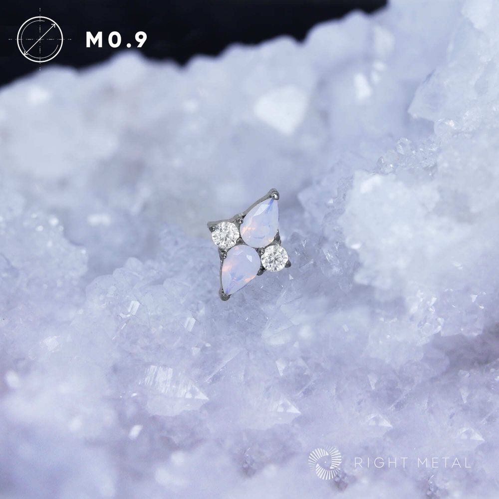 Beam Mini White &amp; Crystal