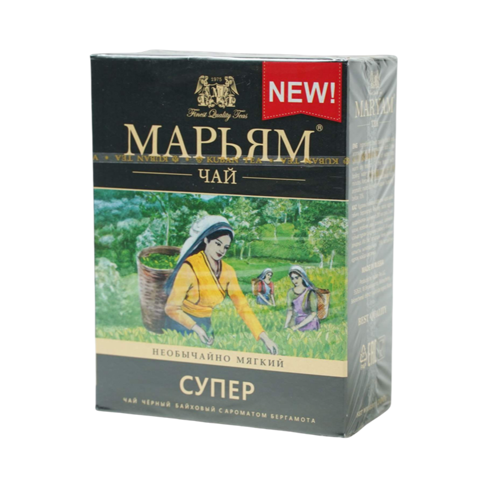 Чай Марьям черный Флавори с бергамотом 100г