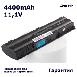 Аккумулятор iBatt 4400mAh, для HP- Mini 210-3051er Pavilion dm1-4000er 210-3052er 110-4101er dm1-4100er 210-3000er
