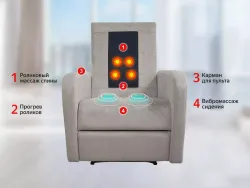 Массажное кресло реклайнер FUJIMO E-COMFORT CHAIR F3005 FEF Грейси (Sakura 9)