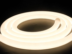 Неоновая лента тёплая белая 24В IP66 16Вт/м 360 LED/м SMD2835 360° D25 SWG-2360-24-WW-66