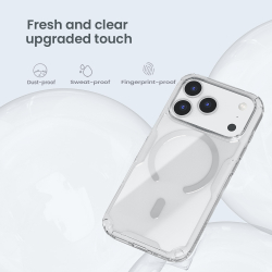 Прозрачный чехол от Nillkin с MagSafe для iPhone 17 Pro, серия Nature TPU Pro Magnetic Case