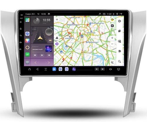Магнитола для Toyota Camry 50 2011-2014 - Kuberg QLed, Android 13, Быстрейшая, CarPlay, SIM-слот