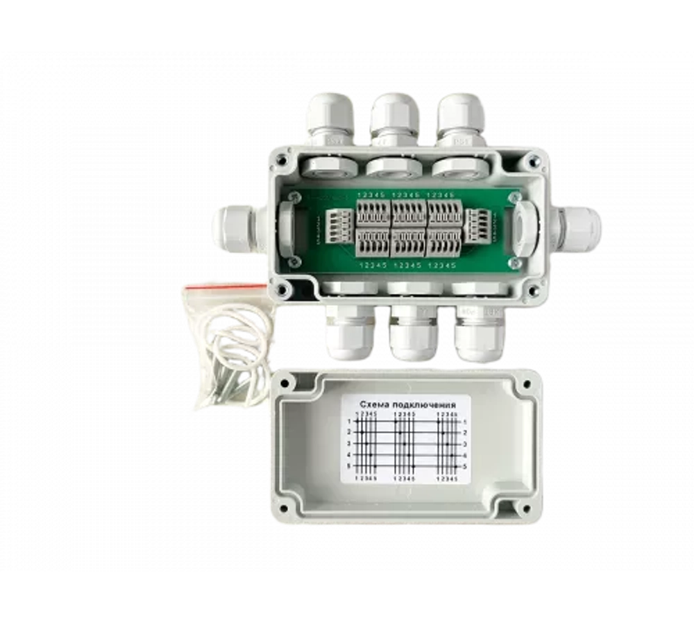 Разветвитель интерфейса RS-485/422 ПР-8 IP65 исп. 1