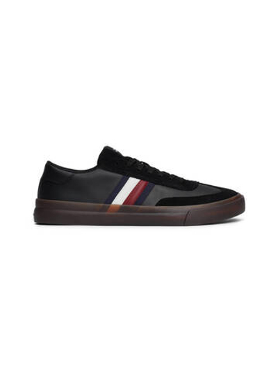 Кожаные кроссовки Tommy Hilfiger - черный(FM0FM05209)