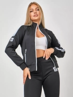 костюм спортивный на молнии Adidas с брюками и толстовка