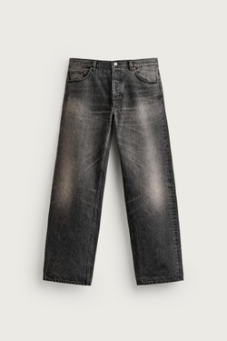 ZARA ДЖИНСЫ STRAIGHT FIT, УГОЛЬНЫЙ