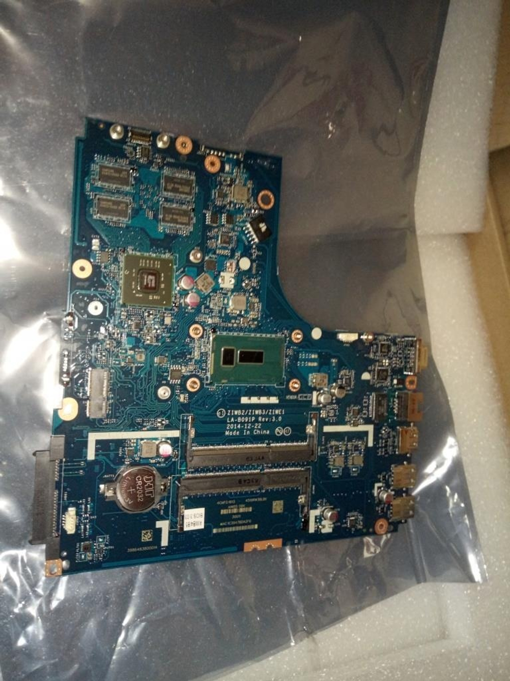 Материнская плата для ноутбука Lenovo B50-80 LA-B091P NOK Intel core I3-5005 Radeon R5 M330 1G FP DC (5B20H33014), оригинал