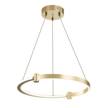 Подвесной светильник с пультом ду 46W 3000K-6000K V000077L 14015/1P Gold золото Circolato Indigo