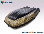 Лодка надувная моторная solar-420 jet tunnel