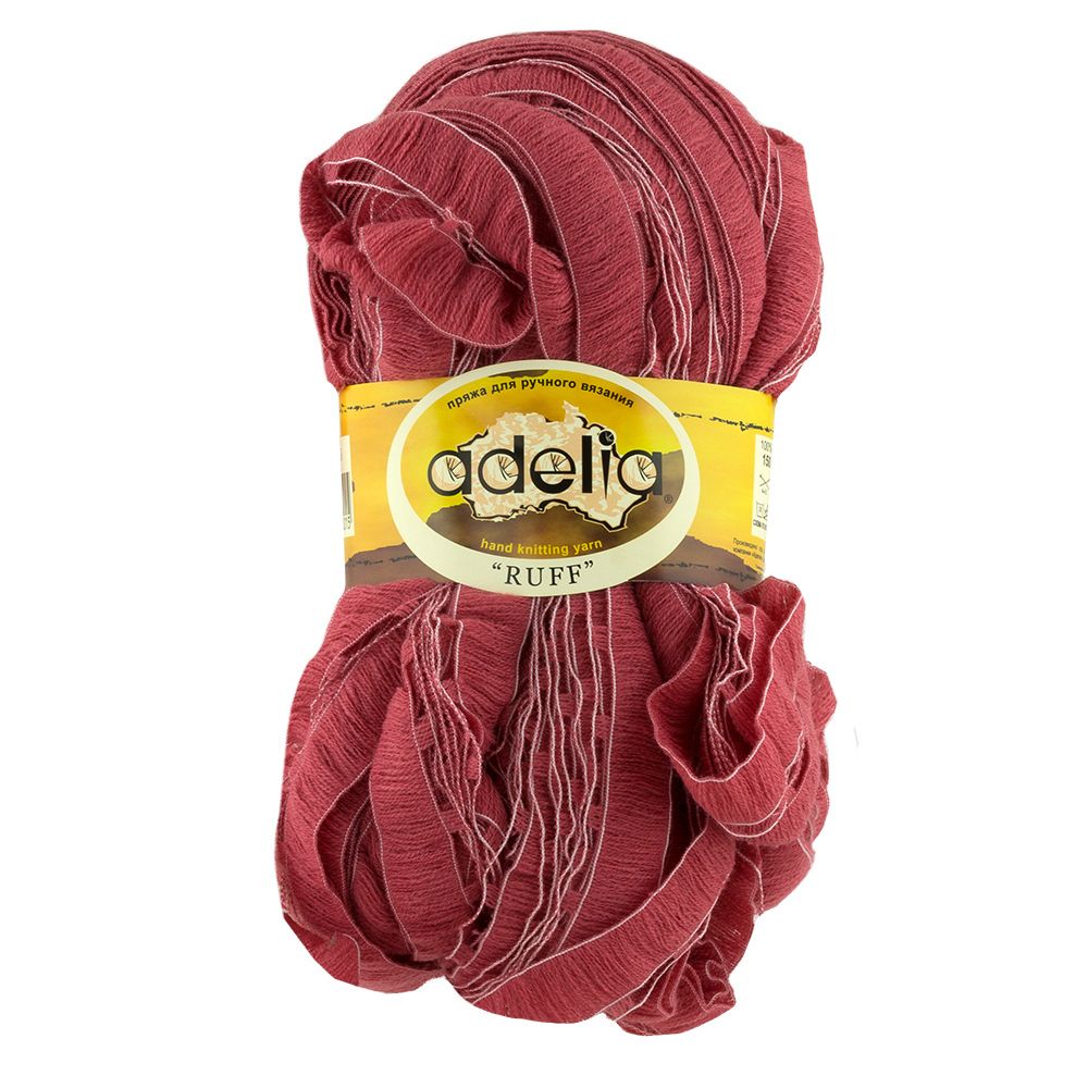 Пряжа Adelia Ruff / уп.2 мот. по 150г, 60м, 18г, розовый