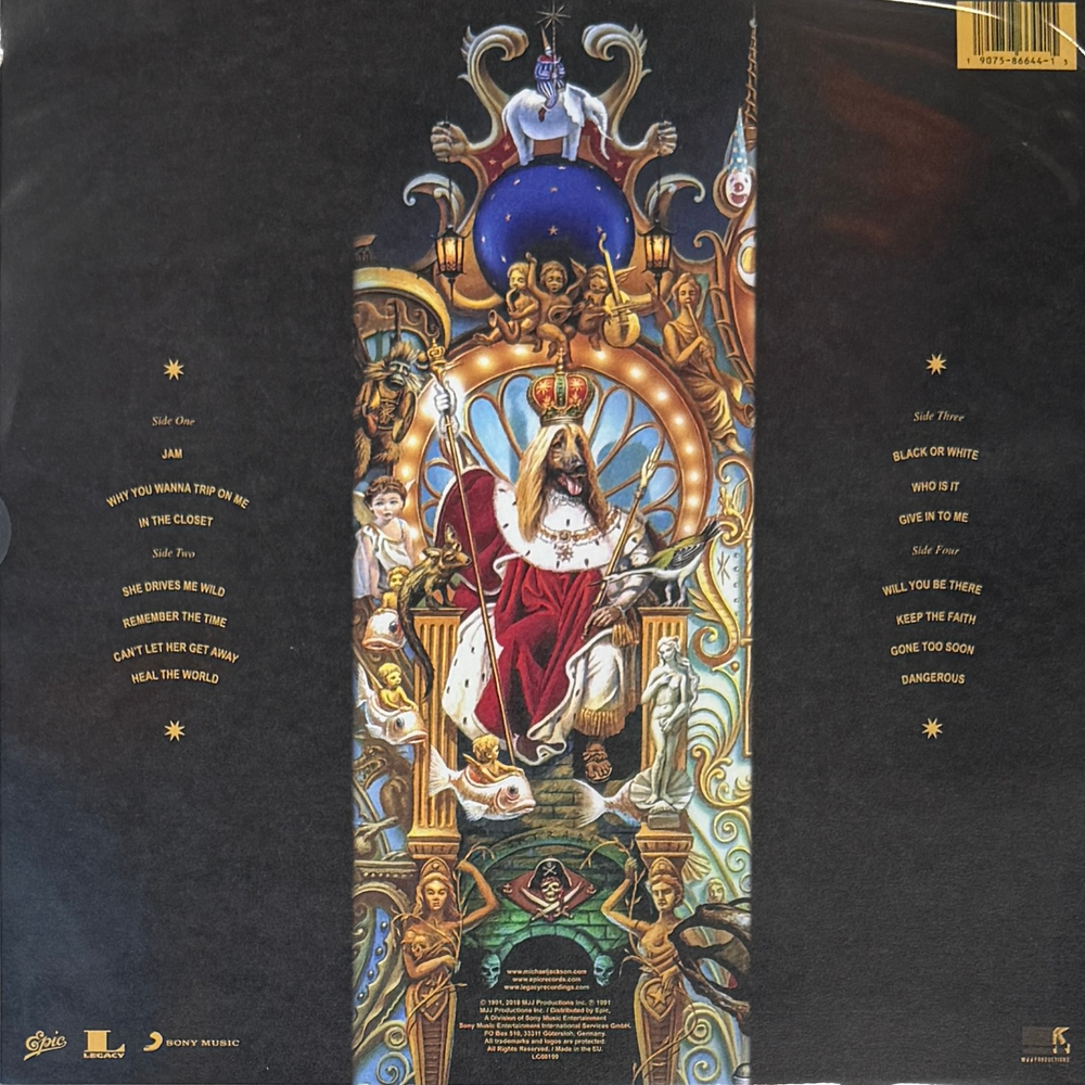 Виниловая пластинка Michael Jackson - Dangerous 2LP Picture
