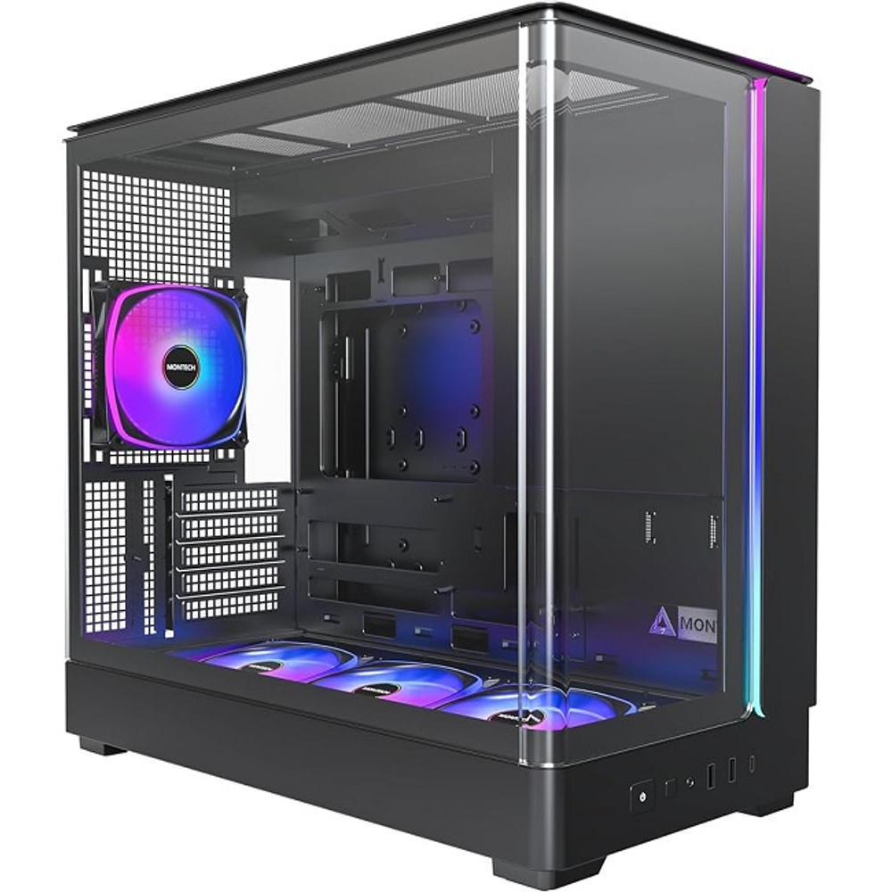 Корпус Mini-Tower Montech KING 15 PRO, Micro-ATX, черный (KING15PB)
