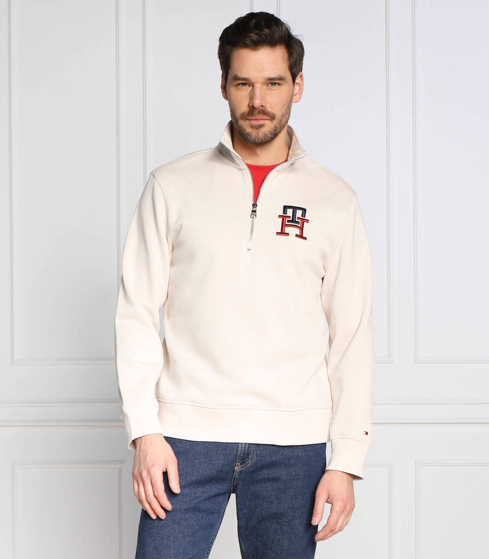 Худи monogram Tommy Hilfiger - кремовый (MW0MW29304)