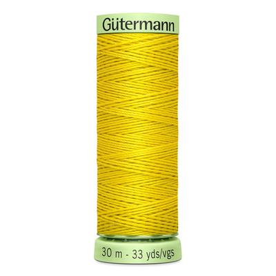 Нить Top Stitch 30/30 м для декоративной отстрочки, Gutermann, 177 ярко-желтый