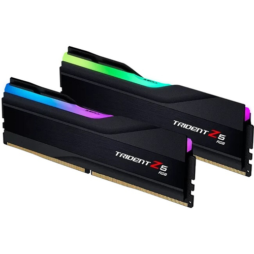 Модуль памяти DIMM DDR5 32Gb, 6400Mhz, 2x16Gb, G.Skill Trident Z5 RGB Black (F5-6400J3039G16GX2-TZ5RK)