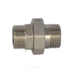 Соединитель латунь никель американка Ду 15 (1/2") прямой НР/НР SantechSystems