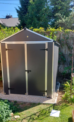 Сарай из поликарбоната Palram Rubicon 6x5 grey