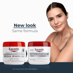 Eucerin, оригинальный заживляющий крем для очень сухой и поврежденной кожи, без отдушек, 454 г (16 унций)