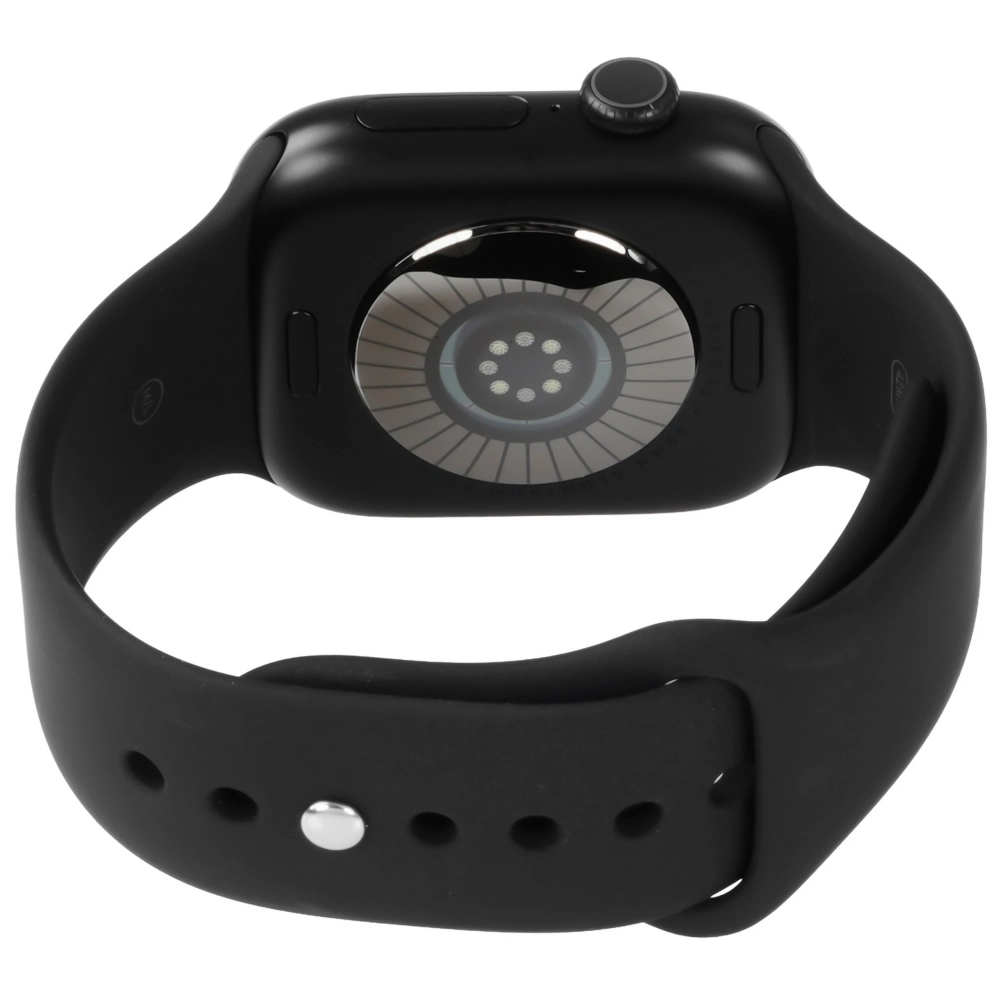 Часы Apple Watch Series 12, 42 мм, алюминий чёрного цвета, ремешок Sport Band чёрного цвета