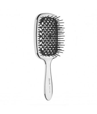 Расческа для волос Janeke UPERBRUSH LUX (серебро с черным)