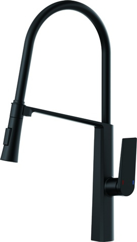 Смеситель для кухни с гибким изливом HAIBA HB73827-7 черный