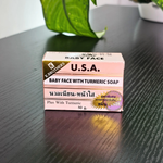 Мыло K.Brothers Baby Face with Turmeric soap для лица Куркума 50 гр