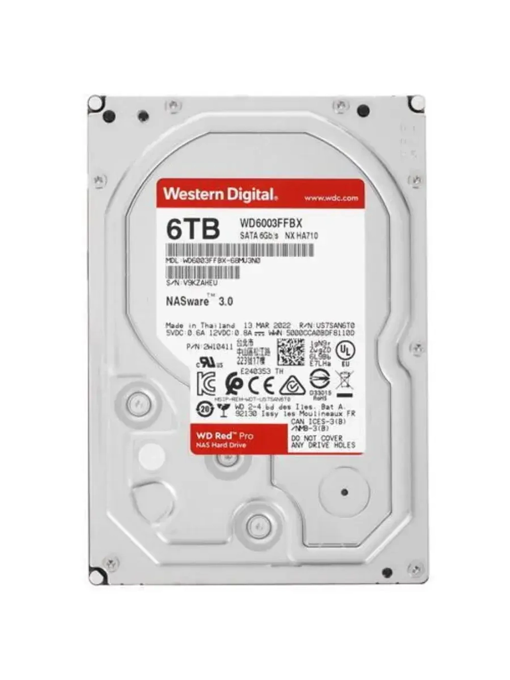 3.5" 6 ТБ Жетский диск Red Pro WD6003FFBX