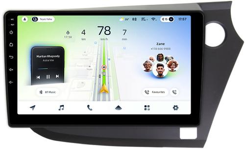 Магнитола для Honda Insight 2 2009-2014 (правый руль) - Teyes CC4L-DTS монитор 9" IPS, Android 14, Быстрая, Snapdragon 662, CarPlay, 4G SIM-слот