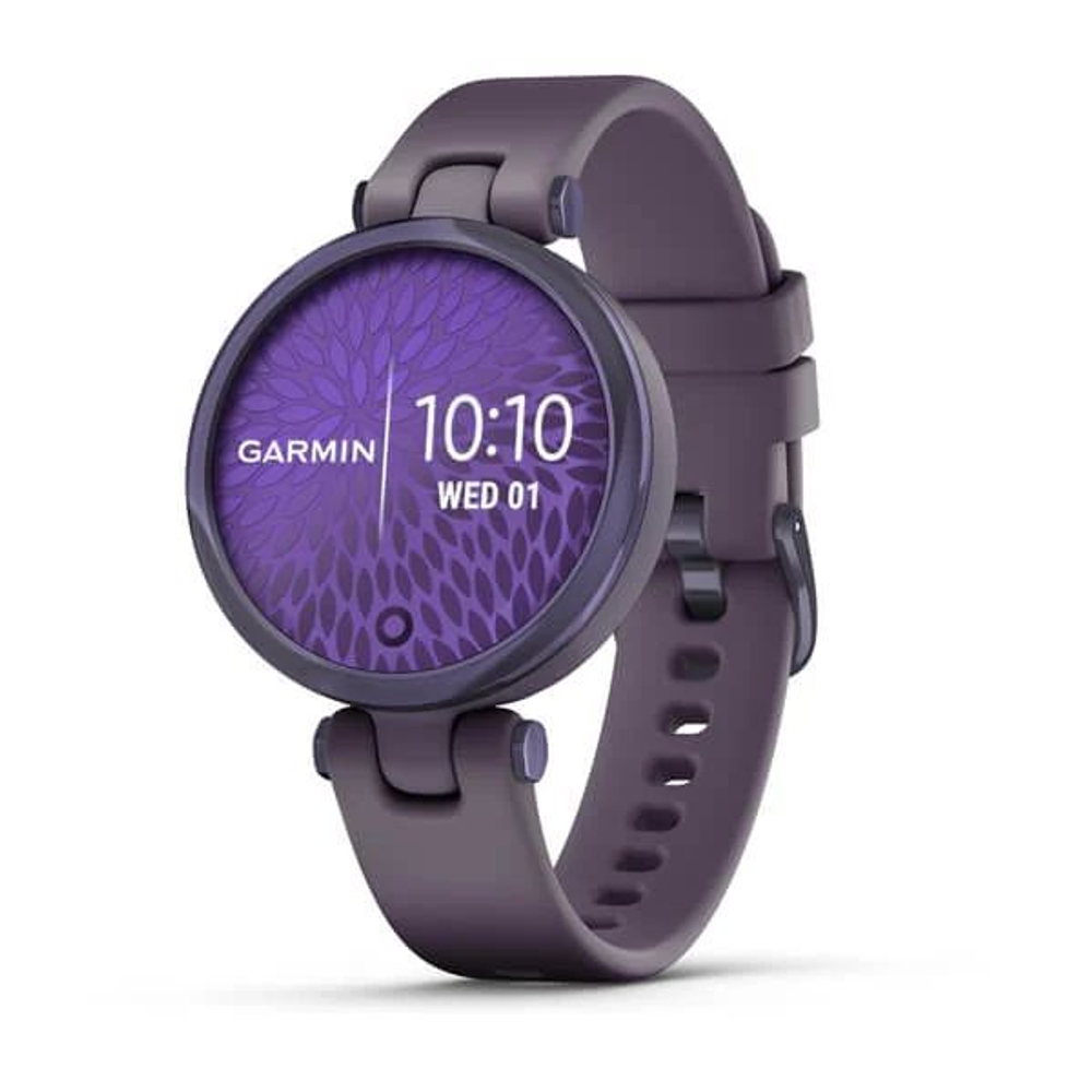 Часы Garmin Lily безель цвета полночная орхидея, корпус темная орхидея и силиконовый ремешок, 010-02384-12