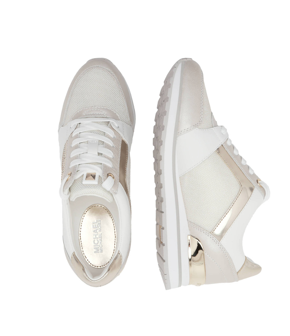 Кожаные кроссовки billie trainer Michael Kors - бежевый(43S3BIFS5D)