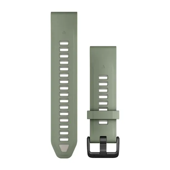 Ремешок Garmin QuickFit 20 мм хаки-серый силикон 010-13391-02