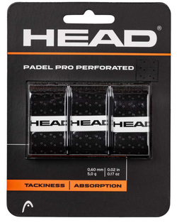 Намотки для падел Head Padel Pro Perforated 3P - black
