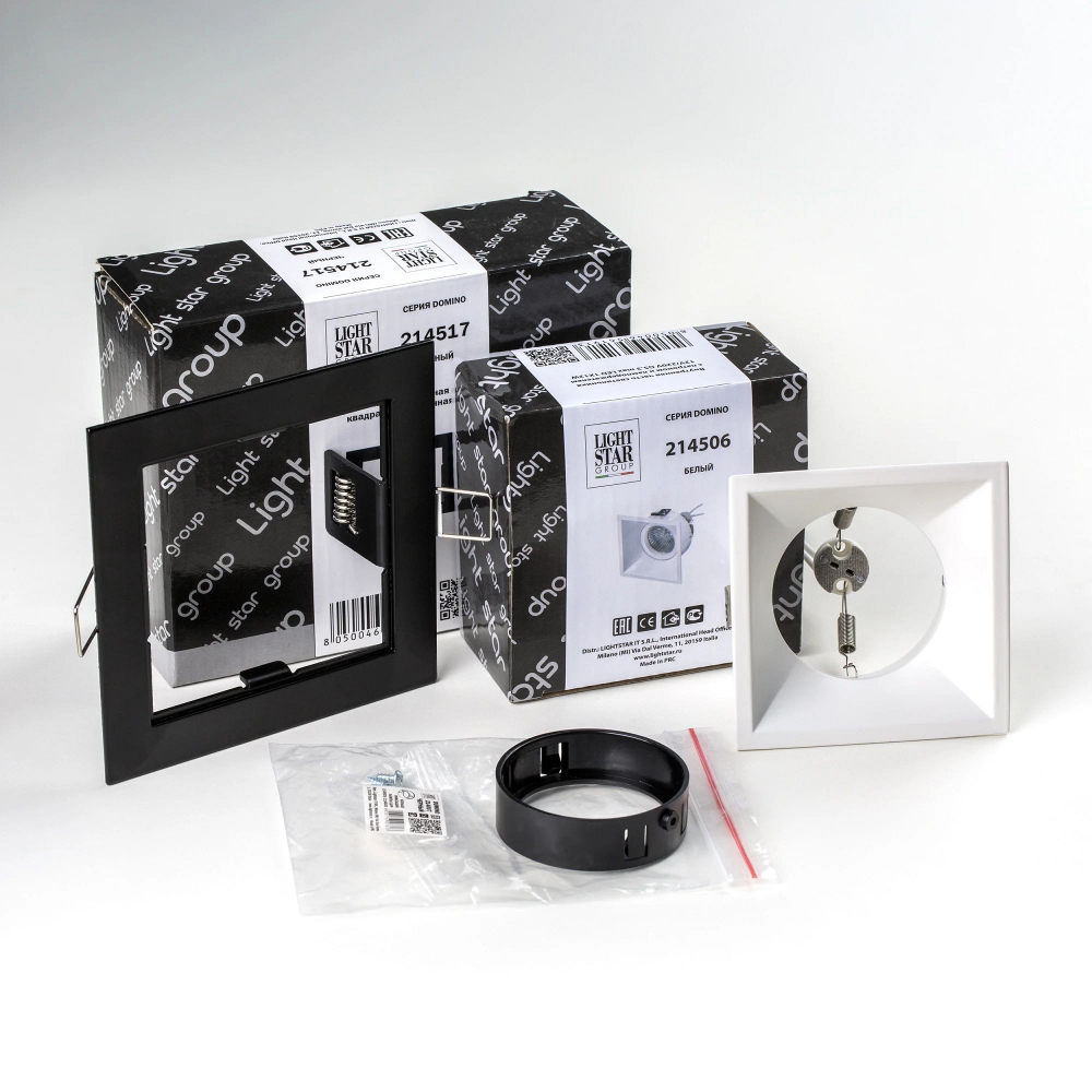 Встраиваемый светильник Lightstar Domino D51706BMOD