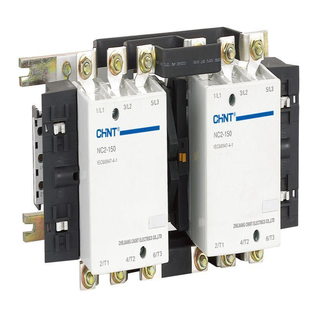 Контактор реверсивный NC2-150NS 150А кат. 380-415В AC AC-3 (R) CHINT 235748