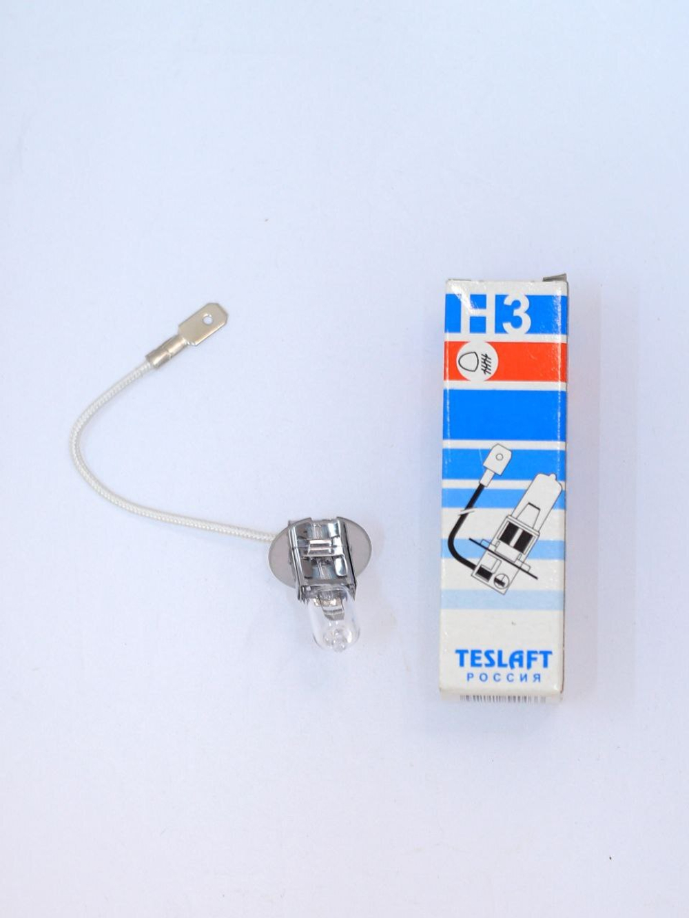 Лампа галогенная Н3 12V 100W "Спорт" PK22s TESLAFT 142721 1шт.