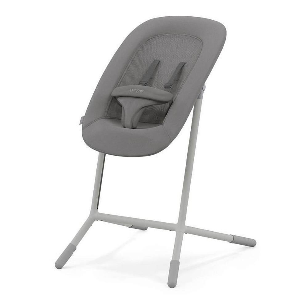 Стульчик для кормления Cybex Lemo 4 в 1 с мягкими чехлами Comfort Inlay Suede Grey/Stone Blue