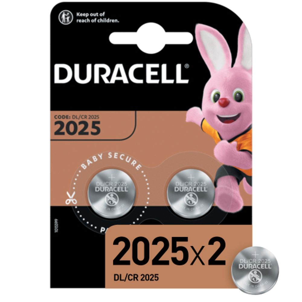 Батарейки Duracell литиевые CR2025-2BL | Батарейки Литиевые