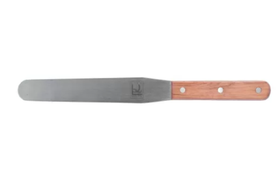 Нож-лопатка кондитерская металлическая с деревянной ручкой 25 см, P.L. - Proff Chef Line