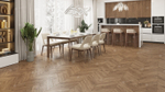 Каменно-полимерная напольная плитка Alpine Floor Шеврон (Chevron) Гевуина ЭКО 18-10