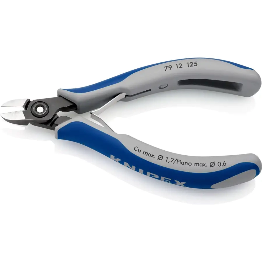 Прецизионные кусачки боковые для электроники чернёные 125 мм Knipex 79 12 125